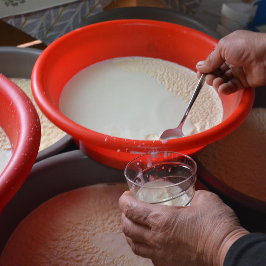Dairy from the foothills of the mountains is the richest and healthiest.