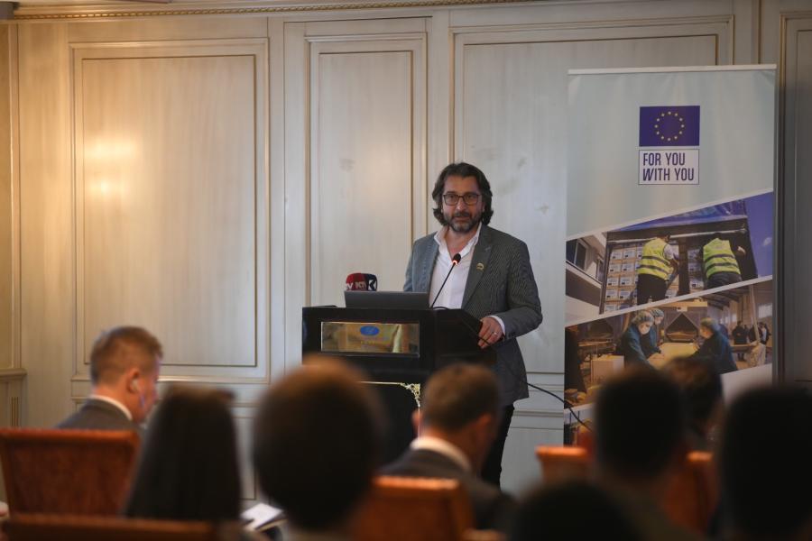 EU and UNOPS project Mayor speech