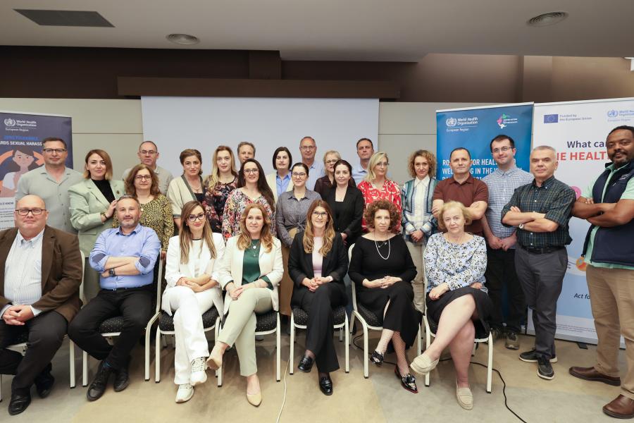 National health and security stakeholders posing for a photo